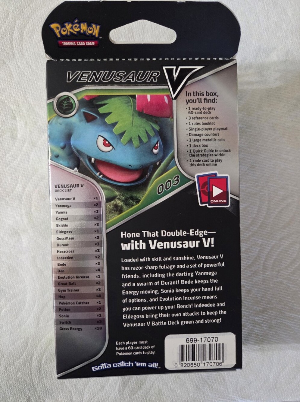 Pokémon TCG: Venusaur V Battle Deck NEW IN BOX - Picture 6 of 7
